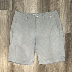 Travis Mathew Light Gray Hybrid Shorts